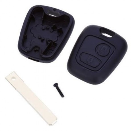 A26 CAR REMOTE KEY HOLDER CASE SHELL 2-BUTTON PROTECTING COVER FOR PEUGEOT