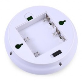 ROUND BATTERY POWERED 6 LEDS WIRELESS LIGHT CONTROL LAMP HUMAN BODY INDUCTION NIGHT LIGHT 