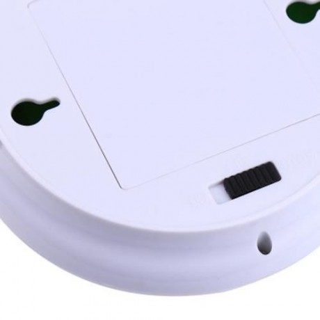 ROUND BATTERY POWERED 6 LEDS WIRELESS LIGHT CONTROL LAMP HUMAN BODY INDUCTION NIGHT LIGHT 