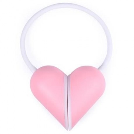 MULTIVARIANT HEART LOCK STYLE NIGHTLIGHT SMART TOUCH DIMMABLE LED TABLE LAMP (PINK)