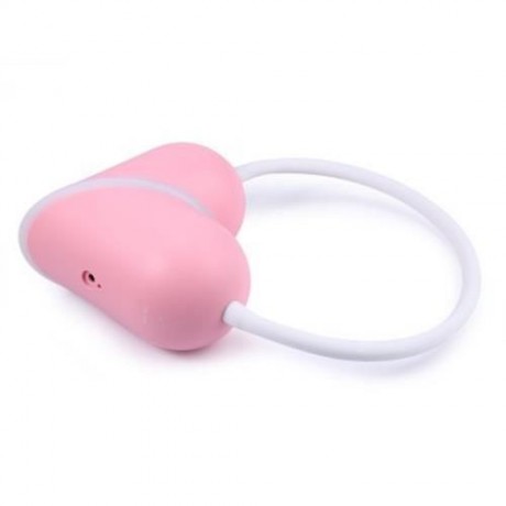 MULTIVARIANT HEART LOCK STYLE NIGHTLIGHT SMART TOUCH DIMMABLE LED TABLE LAMP (PINK)