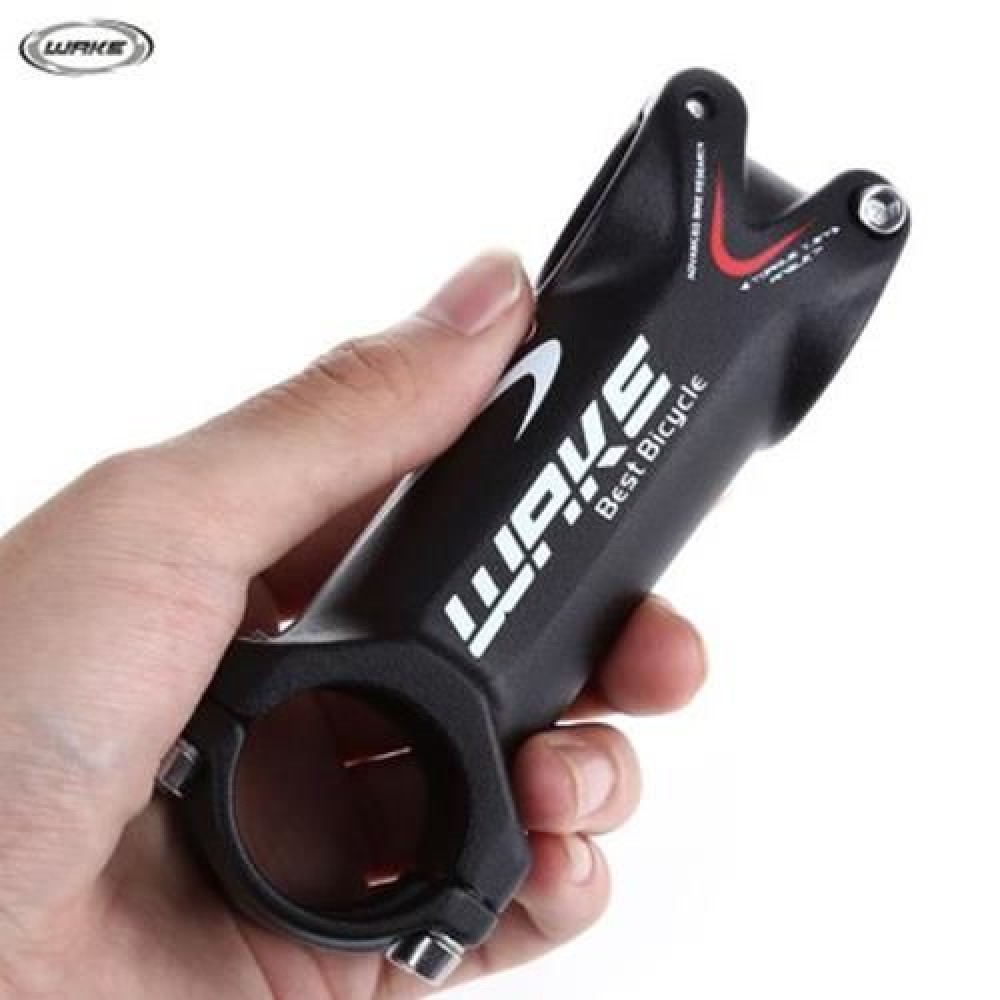 WAKE MTB CYCLING BICYCLE ALUMINUM ALLOY 31.8MM HANDLEBAR STEM (BLACK)