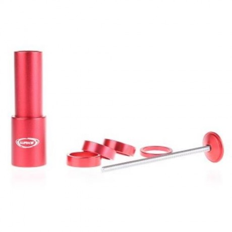 WAKE MTB BICYCLE DURABLE HANDLEBAR FORK STEM ADAPTER RISE UP EXTENDER (RED)