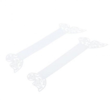 50PCS HOLLOW BUTTERFLY NAPKIN RINGS SERVIETTE HOLDER WEDDING BANQUET DINNER PARTY DECOR FA