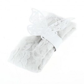 50PCS HOLLOW BUTTERFLY NAPKIN RINGS SERVIETTE HOLDER WEDDING BANQUET DINNER PARTY DECOR FA