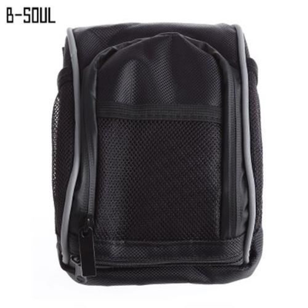 B - SOUL BICYCLE CYCLING BIKE QUICK RELEASE HANDLEBAR BAG FRONT BASKET POUCH WITH RAIN COV B - SOUL BICYCLE CYCLING BIKE QUICK RELEASE HANDLEBAR BAG FRONT BASKET POUCH WITH RAIN COV