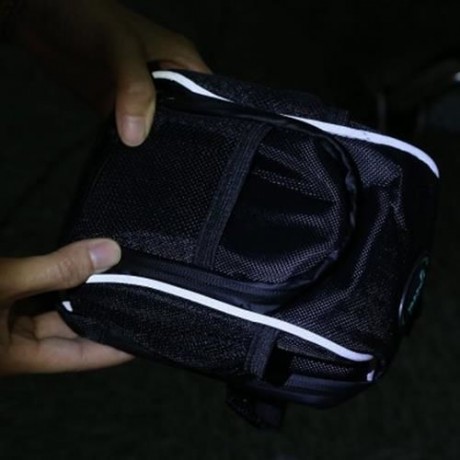 B - SOUL BICYCLE CYCLING BIKE QUICK RELEASE HANDLEBAR BAG FRONT BASKET POUCH WITH RAIN COV