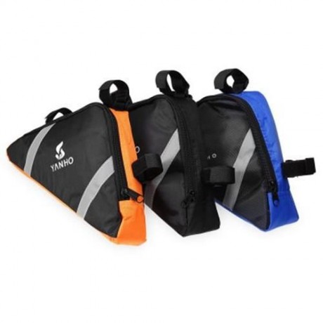 YANHO OUTDOOR CYCLING TOP TUBE TRIANGLE BAG (BLUE)