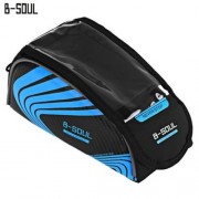 B-SOUL BICYCLE WATER RESISTANT REFLECTIVE STRIP MOUNT FOR 5.7 INCHES HANDLEBAR PHONE BAG (