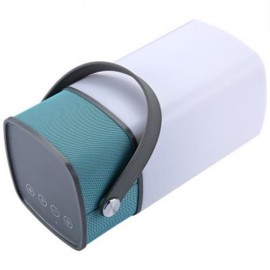 HSD8023B WATER-RESISTANT MULTIFUNCTION BLUETOOTH SPEAKER LED LIGHT 2-IN-1 SUPER BASS MUSIC