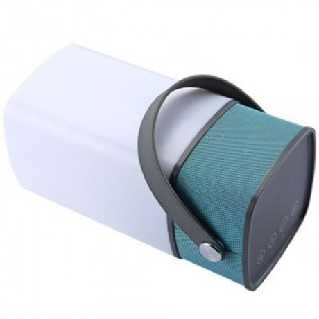 HSD8023B WATER-RESISTANT MULTIFUNCTION BLUETOOTH SPEAKER LED LIGHT 2-IN-1 SUPER BASS MUSIC