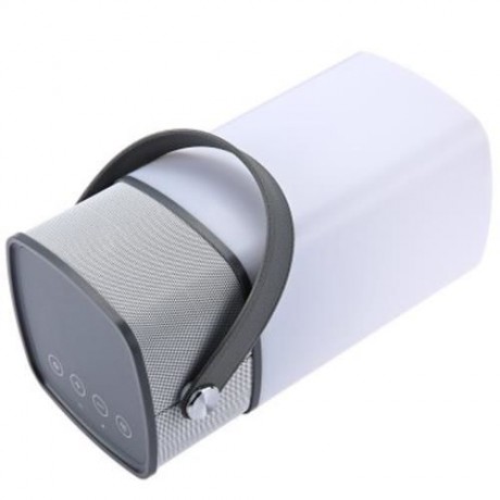 HSD8023B WATER-RESISTANT MULTIFUNCTION BLUETOOTH SPEAKER LED LIGHT 2-IN-1 SUPER BASS MUSIC