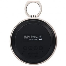 TRANGU BS - 02 PORTABLE WIRELESS WATER-RESISTANT METAL BLUETOOTH SPEAKER WITH MICROPHONE (