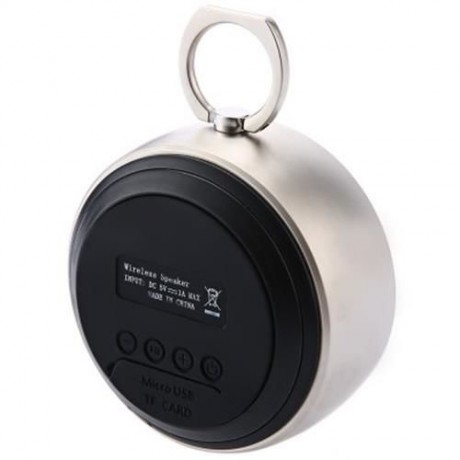 TRANGU BS - 02 PORTABLE WIRELESS WATER-RESISTANT METAL BLUETOOTH SPEAKER WITH MICROPHONE (