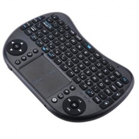 IPAZZPORT KP - 810 - 21 I8 2.4GHZ MINI WIRELESS QWERTY KEYBOARD WITH TOUCHPAD MOUSE (BLACK