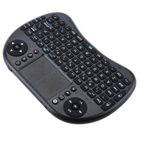 IPAZZPORT KP - 810 - 21 I8 2.4GHZ MINI WIRELESS QWERTY KEYBOARD WITH TOUCHPAD MOUSE (BLACK