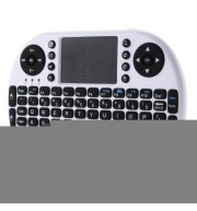 IPAZZPORT KP - 810 - 21 I8 2.4GHZ MINI WIRELESS QWERTY KEYBOARD WITH TOUCHPAD MOUSE (WHITE