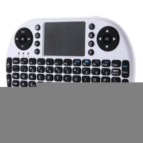 IPAZZPORT KP - 810 - 21 I8 2.4GHZ MINI WIRELESS QWERTY KEYBOARD WITH TOUCHPAD MOUSE (WHITE