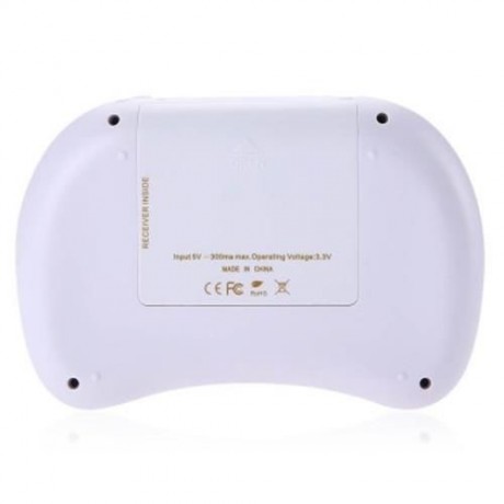 IPAZZPORT KP - 810 - 21 I8 2.4GHZ MINI WIRELESS QWERTY KEYBOARD WITH TOUCHPAD MOUSE (WHITE