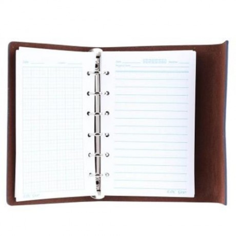 EDCGEAR RETRO LEATHER NOTEBOOK NOTEPAD TACTICAL FIELD BOOK WITH 50 SHEETS WATER RESISTANT 