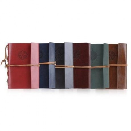 EDCGEAR RETRO LEATHER NOTEBOOK NOTEPAD TACTICAL FIELD BOOK WITH 50 SHEETS WATER RESISTANT 
