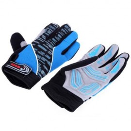 MOKE HANDY CYCLING MUFFLER GLOVES MITTEN SPORTS TOOL (BLUE AND BLACK)