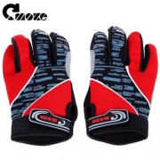 MOKE HANDY CYCLING MUFFLER GLOVES MITTEN SPORTS TOOL (RED WITH BLACK)