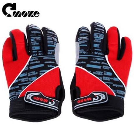MOKE HANDY CYCLING MUFFLER GLOVES MITTEN SPORTS TOOL (RED WITH BLACK)