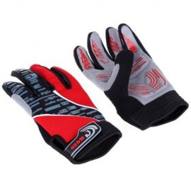 MOKE HANDY CYCLING MUFFLER GLOVES MITTEN SPORTS TOOL (RED WITH BLACK)