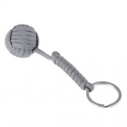 DURABLE KEY RING PARACHUTE CORD BALL SELF RESCUE KIT (GRAY)