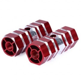 PAIRED OUTDOOR NON-SLIP COLUMN SHAPE BICYCLE PEDAL FOR CRAZY RIDER (RED)