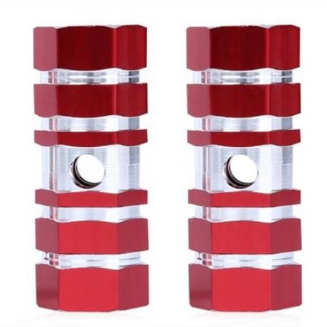 PAIRED OUTDOOR NON-SLIP COLUMN SHAPE BICYCLE PEDAL FOR CRAZY RIDER (RED)