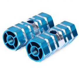 PAIRED OUTDOOR NON-SLIP COLUMN SHAPE BICYCLE PEDAL FOR CRAZY RIDER (BLUE)
