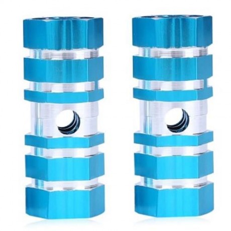 PAIRED OUTDOOR NON-SLIP COLUMN SHAPE BICYCLE PEDAL FOR CRAZY RIDER (BLUE)