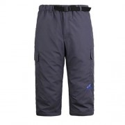 ULTRALIGHT MALE CASUAL PANTS REMOVABLE TROUSER CAMPING KIT (GRAY)