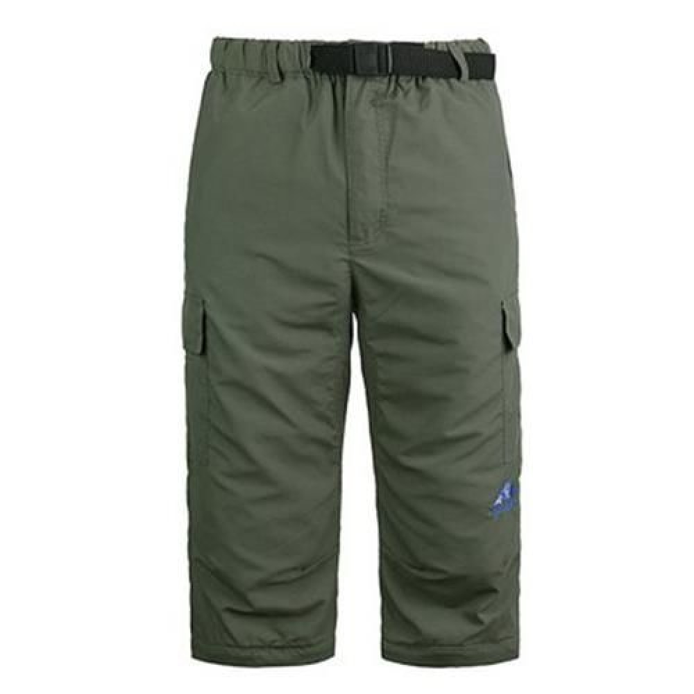 ULTRALIGHT MALE CASUAL PANTS REMOVABLE TROUSER CAMPING KIT (ARMY GREEN)