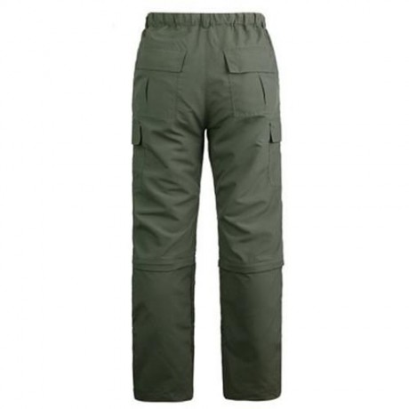 ULTRALIGHT MALE CASUAL PANTS REMOVABLE TROUSER CAMPING KIT (ARMY GREEN)