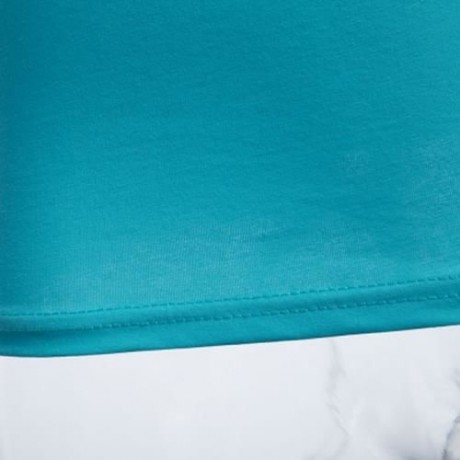 REFRESHING ROUND COLLAR CARTOON PRINT CANDY COLOR TANK TOP FOR MEN (TIFFANY BLUE)