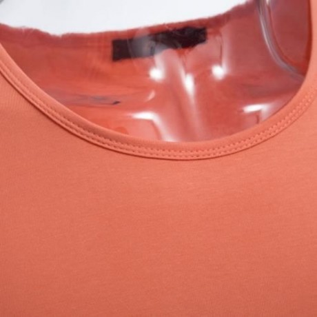 REFRESHING ROUND COLLAR CARTOON PRINT CANDY COLOR TANK TOP FOR MEN (ORANGE)