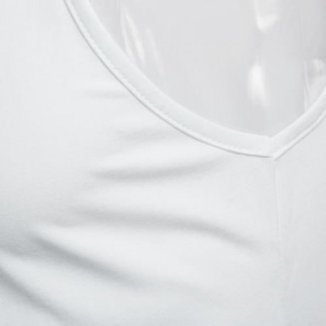 REFRESHING ROUND COLLAR CARTOON PRINT CANDY COLOR TANK TOP FOR MEN (WHITE)