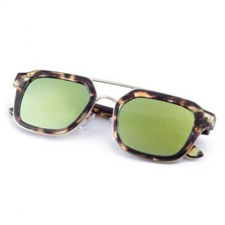 VINTAGE UNISEX COLOR COATED SQUARE FRAME DRIVER EYEWEAR (YELLOW)