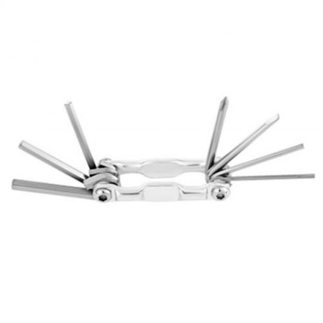 7 IN 1 MULTIFUNCTIONAL FOLDING MTB CYCLING REPAIR TOOL SCREWDRIVER HEX WRENCH ALLEN KEY (S