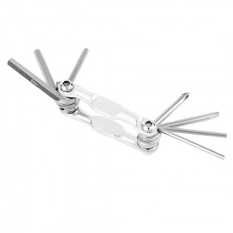 7 IN 1 MULTIFUNCTIONAL FOLDING MTB CYCLING REPAIR TOOL SCREWDRIVER HEX WRENCH ALLEN KEY (S