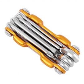 7 IN 1 MULTIFUNCTIONAL FOLDING MTB CYCLING REPAIR TOOL SCREWDRIVER HEX WRENCH ALLEN KEY (G