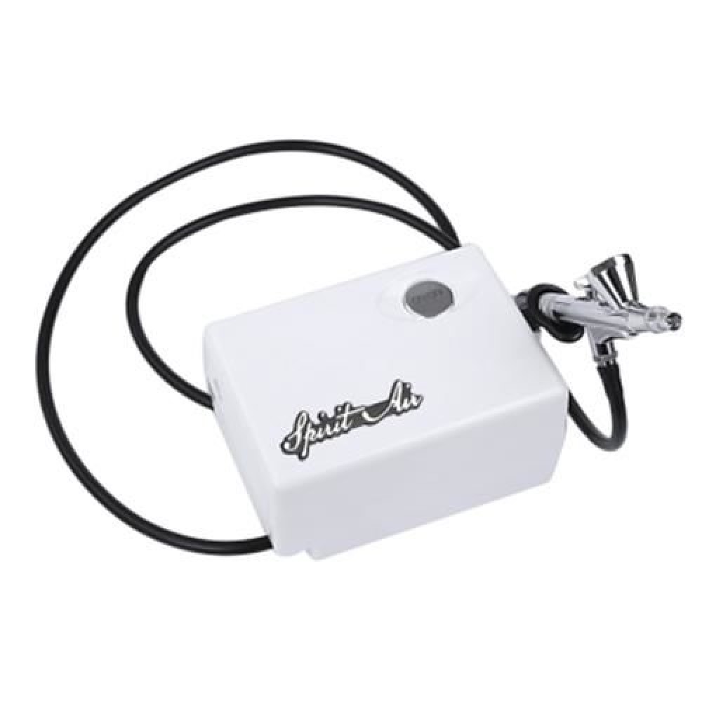SPIRIT AIR 0.4MM MULTI-PURPOSE AIRBRUSH COMPRESSOR SPRAY ART PAINT GUN KIT SET (WHITE) SPIRIT AIR 0.4MM MULTI-PURPOSE AIRBRUSH COMPRESSOR SPRAY ART PAINT GUN KIT SET (WHITE)