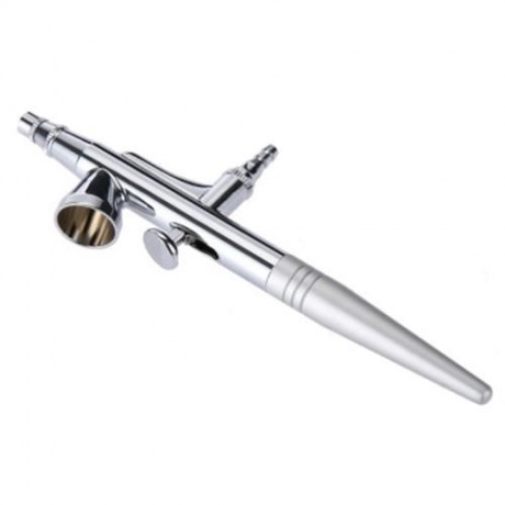 SPIRIT AIR 0.4MM MULTI-PURPOSE AIRBRUSH COMPRESSOR SPRAY ART PAINT GUN KIT SET (WHITE)