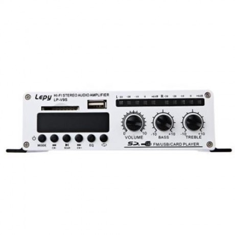 LEPY LP - V9S MINI HI-FI STEREO OUTPUT POWER AMPLIFIER SUPPORT FM FUNCTION (BLACK)