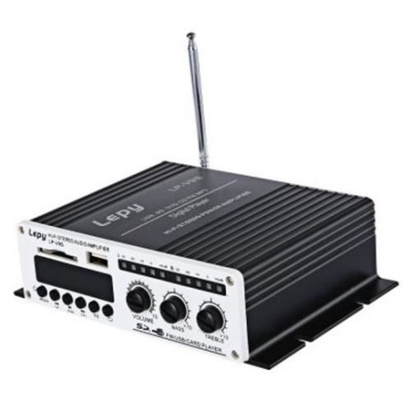 LEPY LP - V9S MINI HI-FI STEREO OUTPUT POWER AMPLIFIER SUPPORT FM FUNCTION (BLACK)