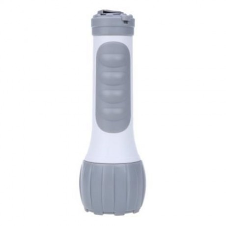 ZUKE ZK8156D 1W LED RECHARGEABLE TORCH FLASHLIGHT FOR OUTDOOR (GREY AND WHITE)