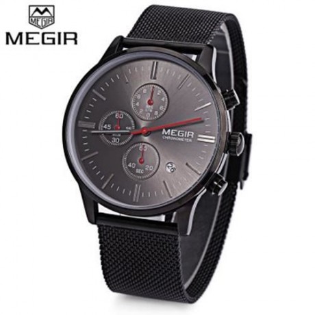 MEGIR M2011 MALE MULTIFUNCTIONAL QUARTZ WATCH CALENDAR CHRONOGRAPH WATER RESISTANCE LUMINO